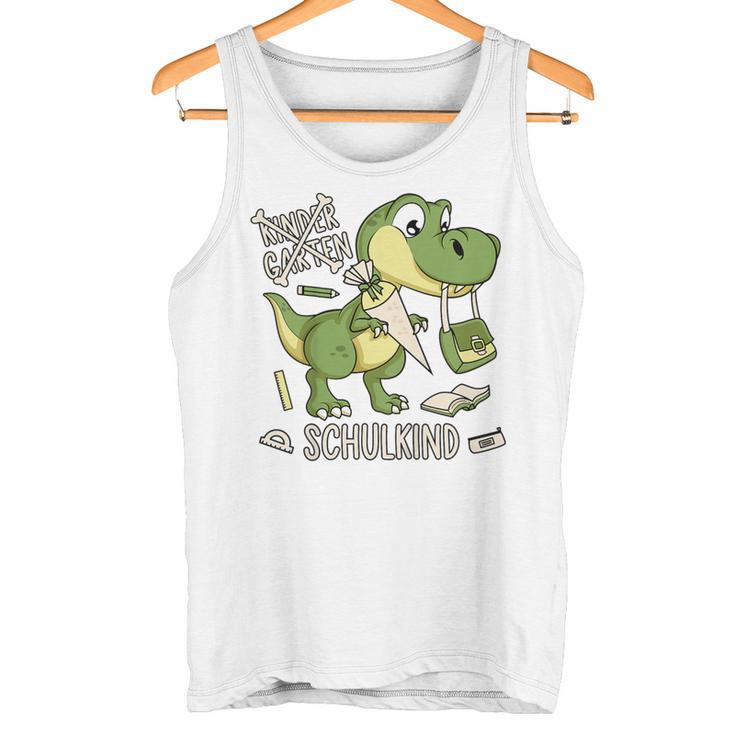 Children's Kindergarten Graduation 2023 School Child Boy Dino School Tank Top