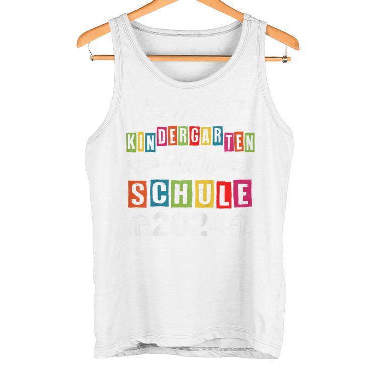 Children's Tschüss Kindergarten Hello School 2024 Tank Top