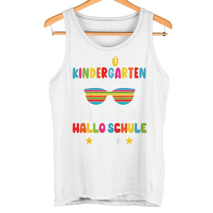 Children's Tschüss Kindergarten Hello School Kita Graduation 2024 Bear Tank Top