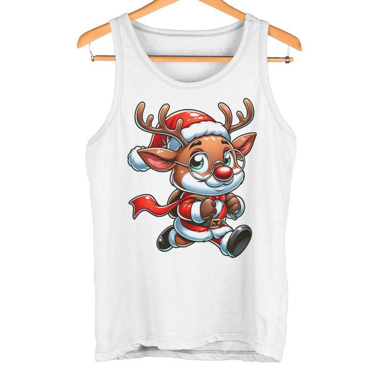 Children's Weihnachts Rentier Süß Santa Claus Tank Top