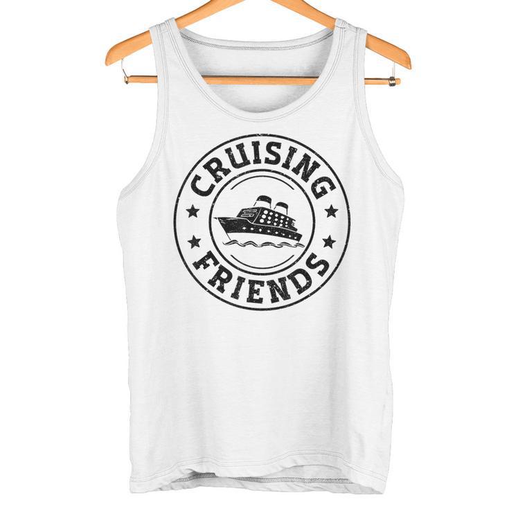 Cruise Retrointage Cruise Ship Friends Tank Top