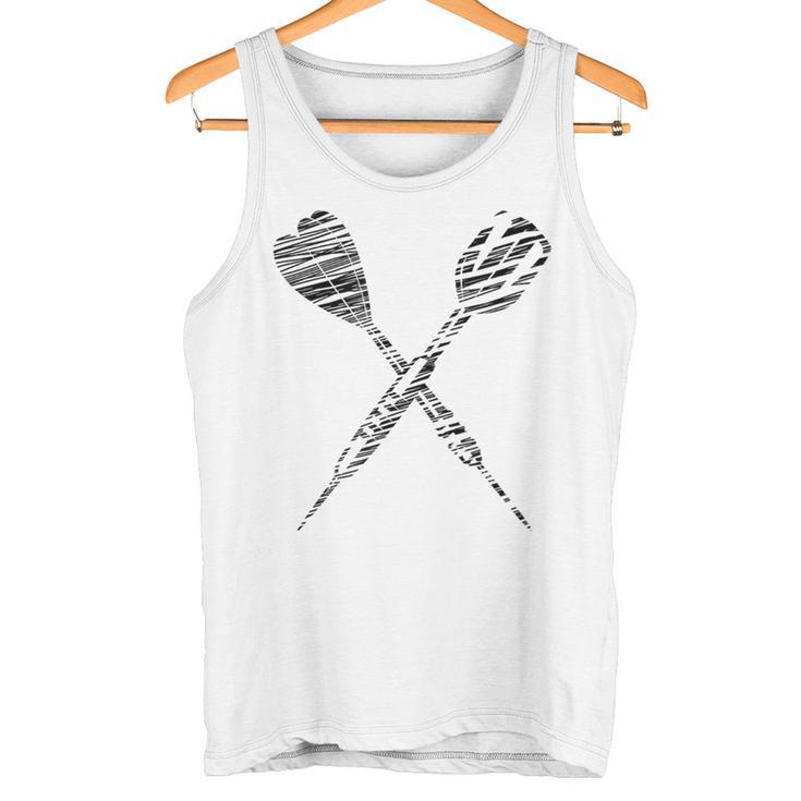 Dart Silhouette For Dart Player Tank Top