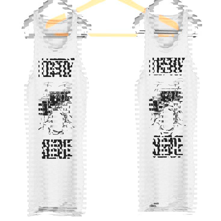 Drumset I Destroy Silence Drum Kit Drum Canotta