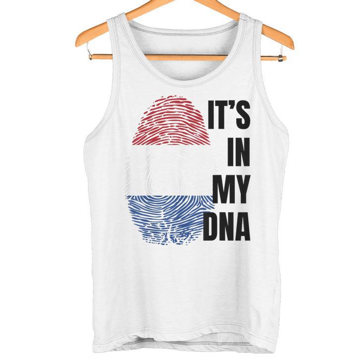 Dutch Flag Dna Fingerprint Holland Orange Orange Tank Top