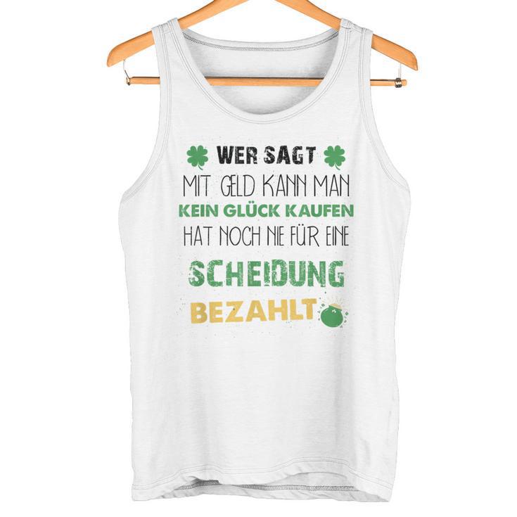 Exmann Exfrau Saying Ehe Aus Endlich Schieden Saying Tank Top