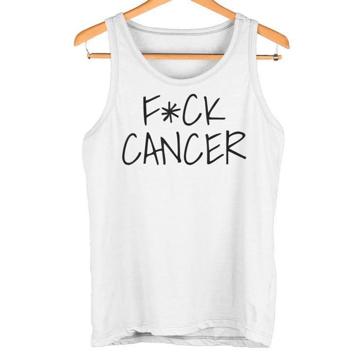 Fck Cancer Cancer Chupa Apoyo De Supervivientes De Concienciación Camiseta sin mangas
