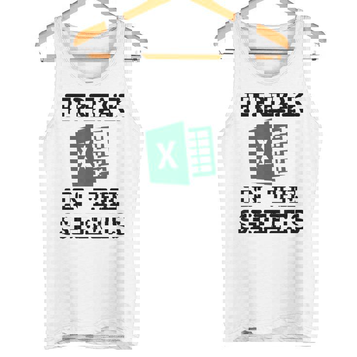 Freak In The Sheets Excel Regali Divertenti Contabili Canotta