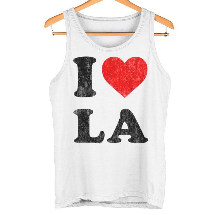 I Heart La Souvenir I Love Los Angeles Tank Top