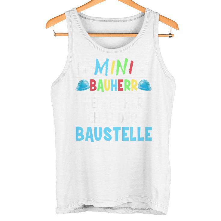 Kinder Alles Gute Zum Richtfest Mini Bauherr 2023 House Building Tank Top