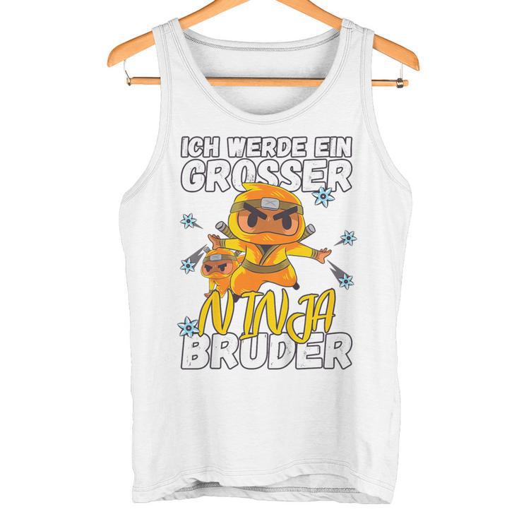 Kinder Ich Werde Ein Große Ninja Bruder Pregnancy Announcement 80 Tank Top