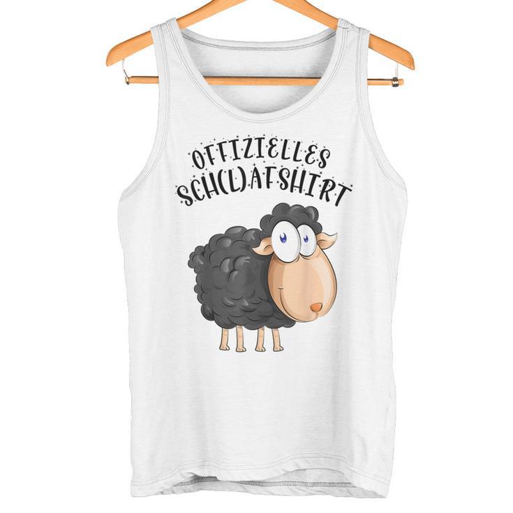 Official Sleep Schaf Pyjama Schlafanzug Nachthemd Tank Top