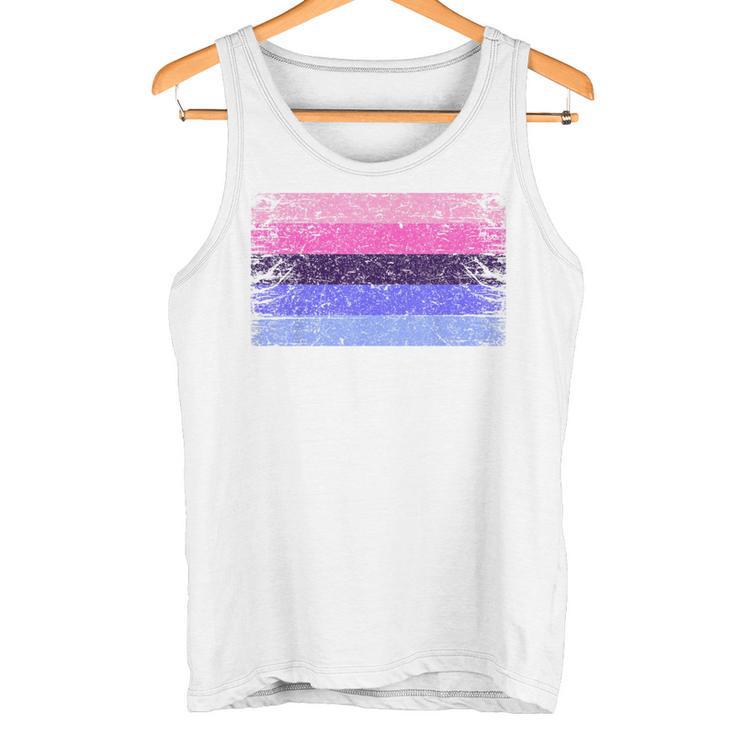 Omnisexual Pride Bi Flag -Intage Lgbtq Omnisexual Tank Top