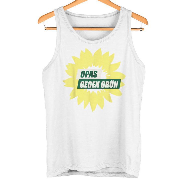 Opas Gegen Links Green Tank Top