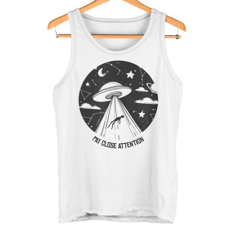 Pay Attention To Alien Ufo Prodigy Tank Top