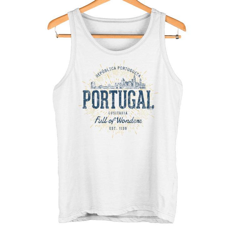 Retro Styleintage Portugal Tank Top