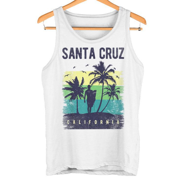 Santa Cruz California Usa Surf Tank Top