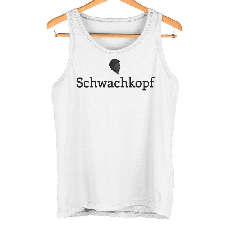 Schwach­Kopf Meme Robert Habeck Political Meme Gray Tank Top