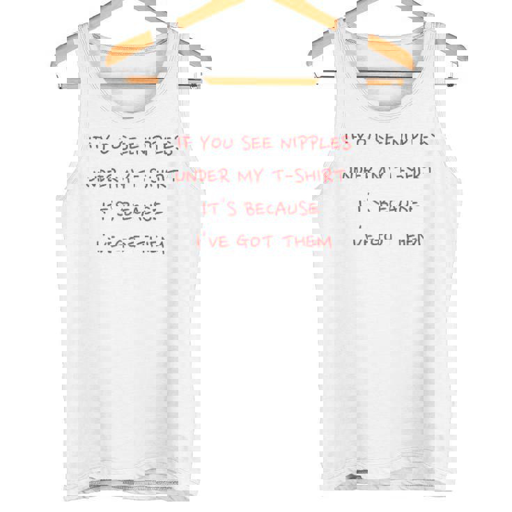 Seedi I Capezzoli Sotto La Mia Maglietta È Perché Li Ho Maglia Con Maniche Raglan Canotta