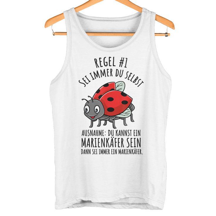 Sei Immer Du Selbst Marienkäfer Liebhaber Tank Top