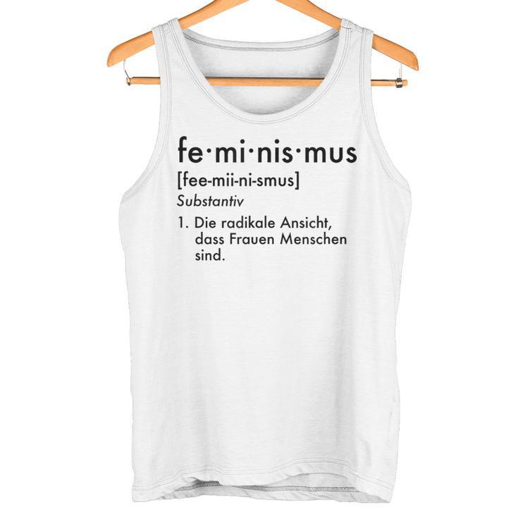 Sexism Gender Feminist Feminism Definition Tank Top