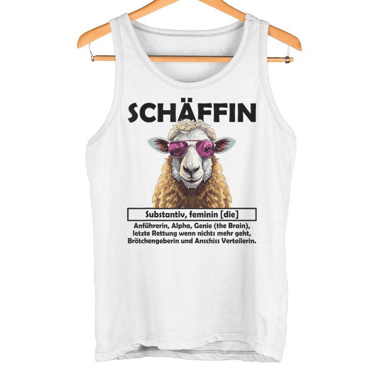 Supervisor Chefin Schäffin Gray Tank Top