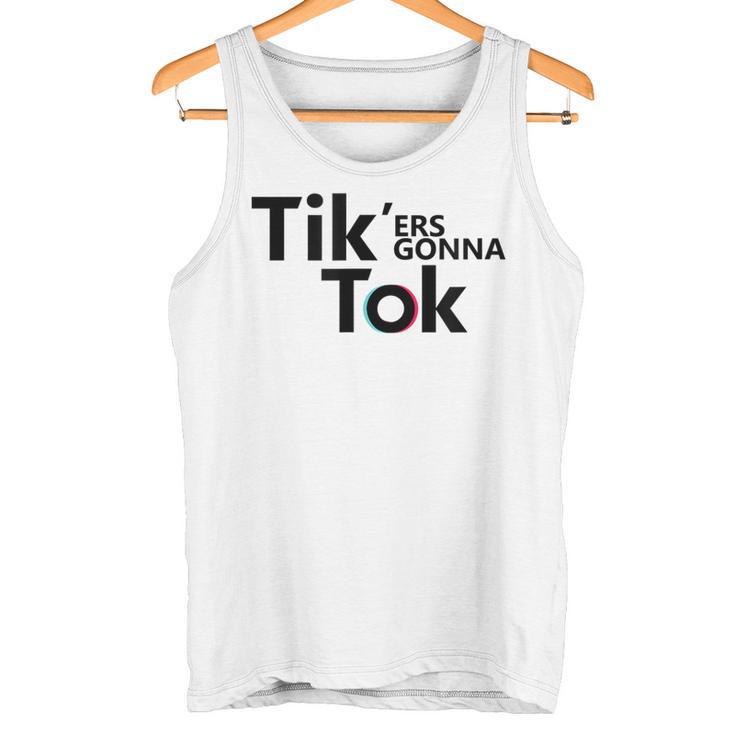 Tik'ers Gonna Tok Gray Tank Top