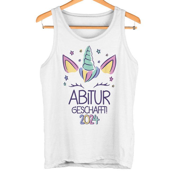 Unicorn Abitur Geschafft 2024 Tank Top