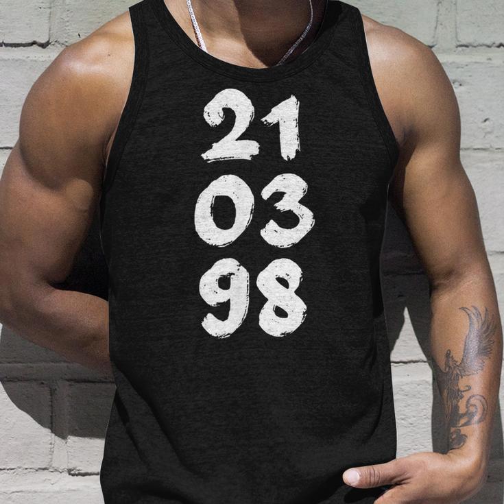 210398 Geburtsdatum Mit GeburtstagMonatJahr Tank Top Geschenke für Ihn