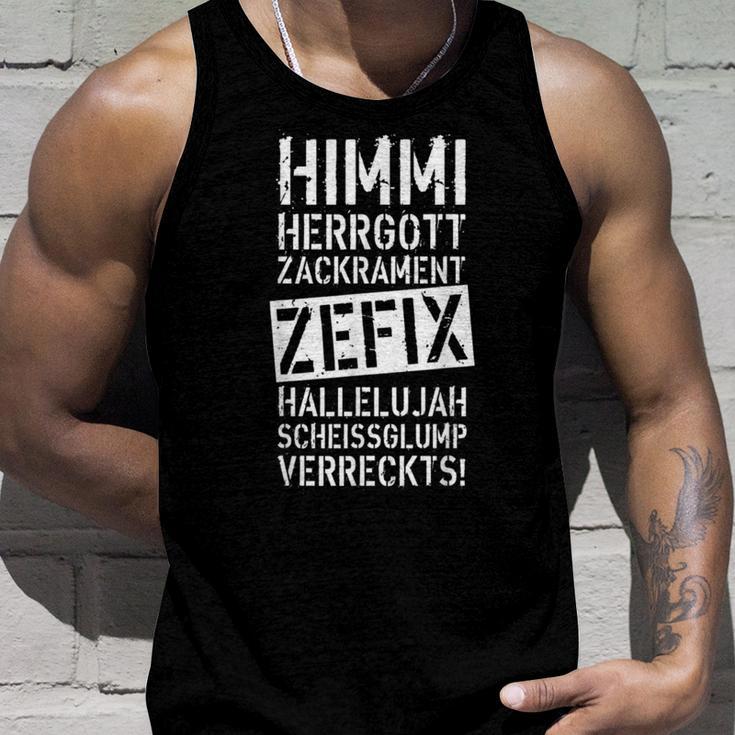 47 Himmi Herrgod Zackrament Zefix Hallelujah Tank Top Geschenke für Ihn