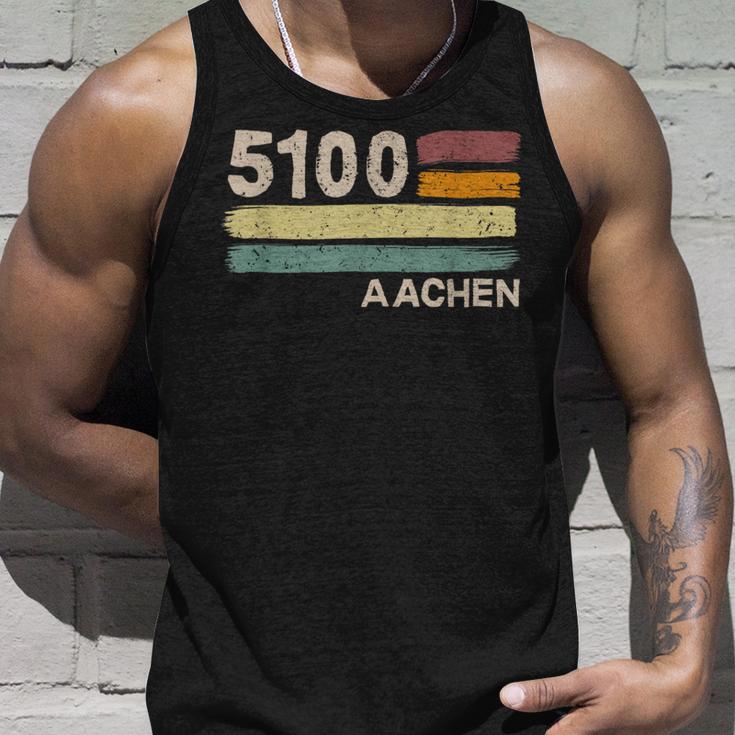 5100 Aachen Retro Postcodes Old Postcodeintage Tank Top Geschenke für Ihn