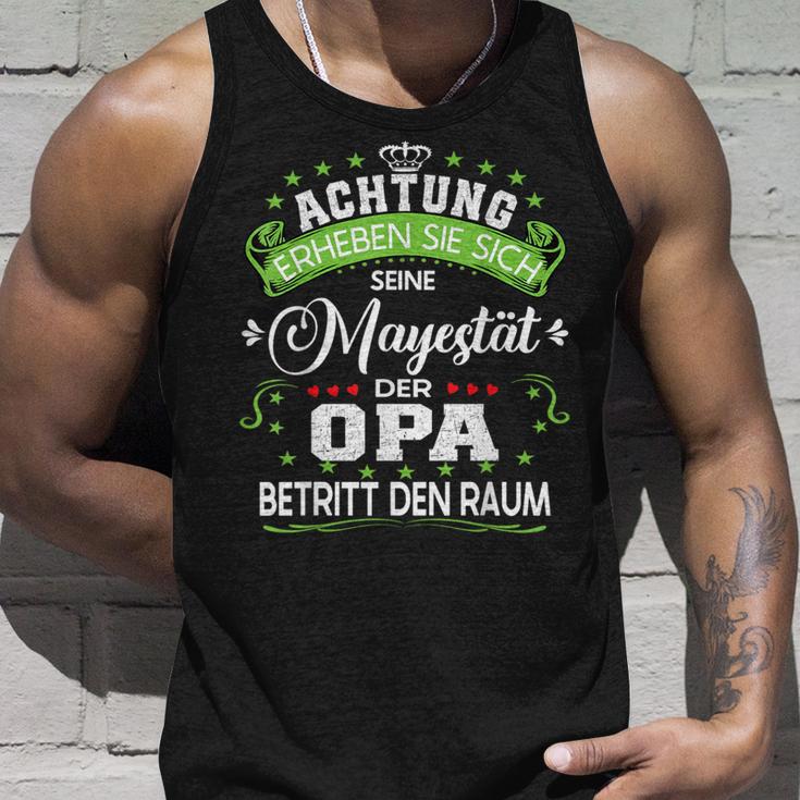 Achtung Seine Majestät Der Grandpaatertagsgeschenk Tank Top Geschenke für Ihn