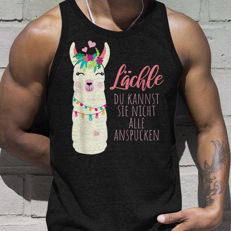 Alpaca Lächle Du Kannst Sie Nicht Alle Anspcken S Tank Top Geschenke für Ihn