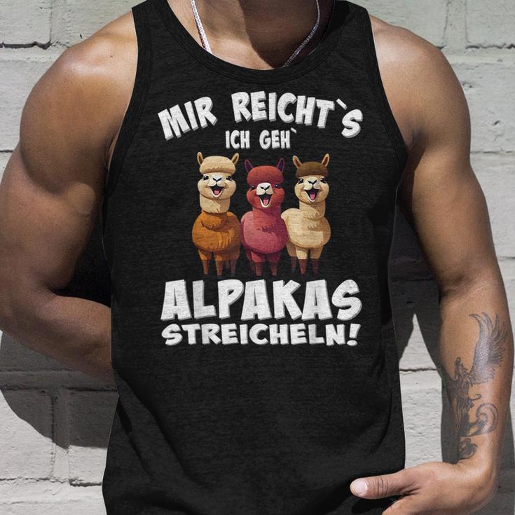 Alpaca And Lamas Mir Reichts Ich Geh Alpacas Streicheln Tank Top Geschenke für Ihn