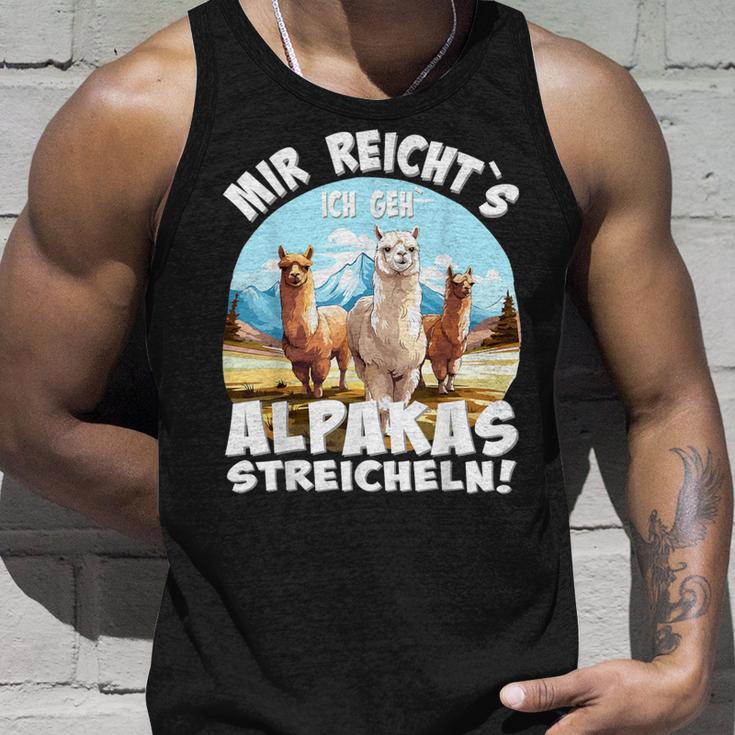 Alpaca And Lamas Mir Reichts Ich Geh Alpakas Streicheln Tank Top Geschenke für Ihn