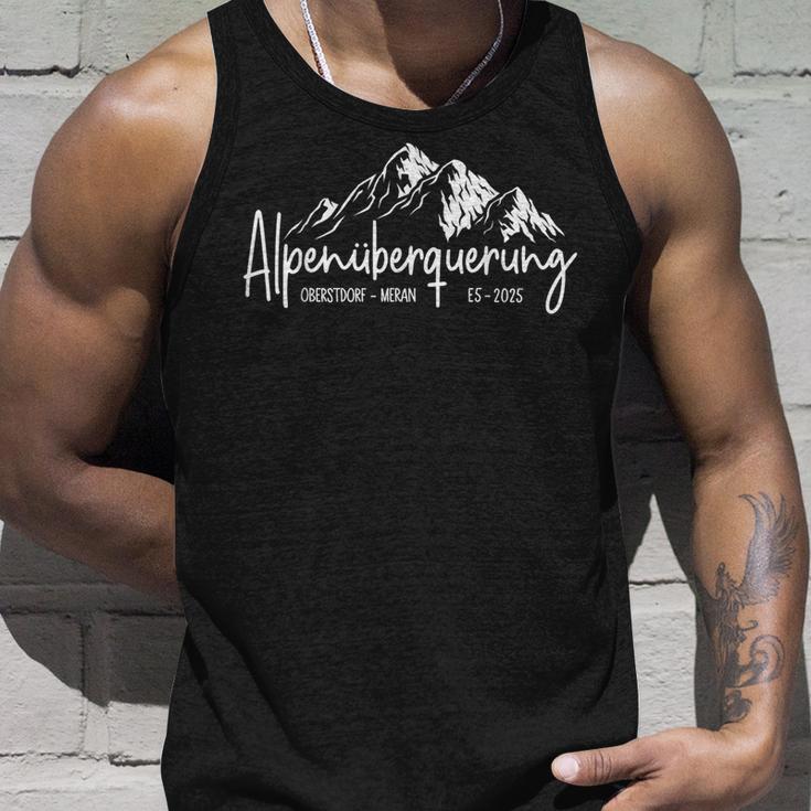 Alpen Überquerung 2025 Alpine Crossing E5 Oberstdorf Merano Tank Top Geschenke für Ihn