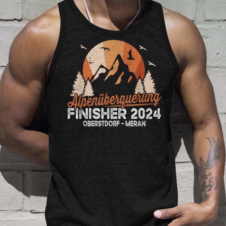 Alpenüberquerung 2024 Oberstdorf Merano Long Distance Hiking E5 Tank Top Geschenke für Ihn