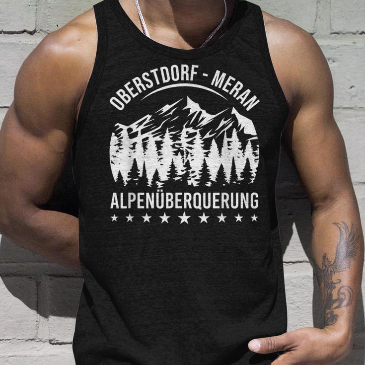 Alpenüberquerung Oberstdorf Merano E5 Alpine Crossing Tank Top Geschenke für Ihn