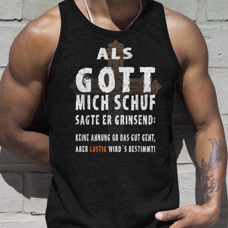 Als Gott Mich Schu Tank Top Geschenke für Ihn