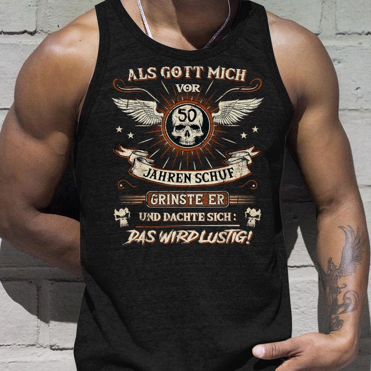 Als Gott Michor 50 Jahren Schuf Grinste Er 50Th Birthday Als Gott Michor S Tank Top Geschenke für Ihn