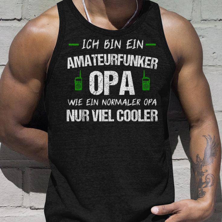 Amateur Radio Grandpa Funker Ham Amateur Radio Tank Top Geschenke für Ihn