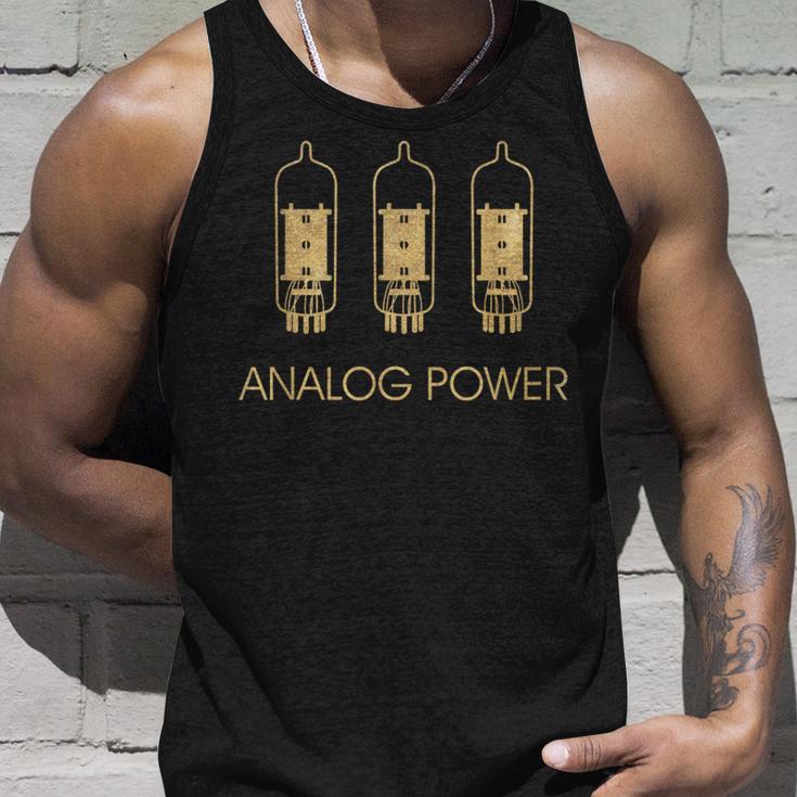 Analog Power Amp Tubes Hi-Fiintage Stereo Retro Tank Top Geschenke für Ihn