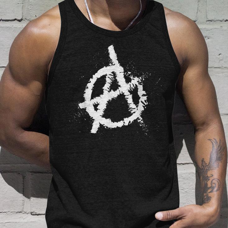 Anarchy Symbol Anarchy Punk Graffiti Punk Rock Tank Top Geschenke für Ihn