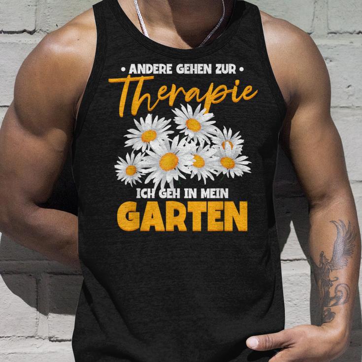 Andere Gehen Zur Therapie Ich Gehe In Mein Garten S Tank Top Geschenke für Ihn