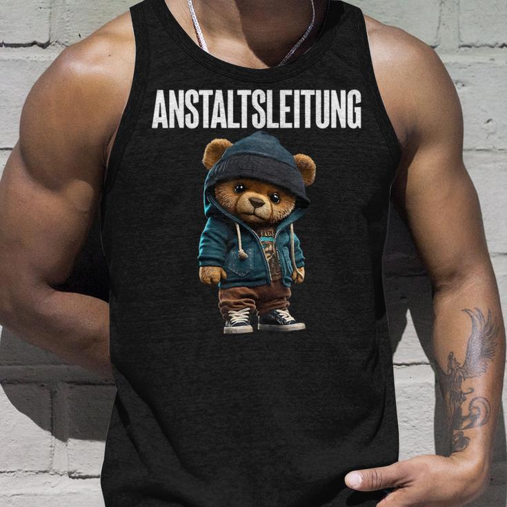 Anstaltsleitung Teddy Bear Tank Top Geschenke für Ihn