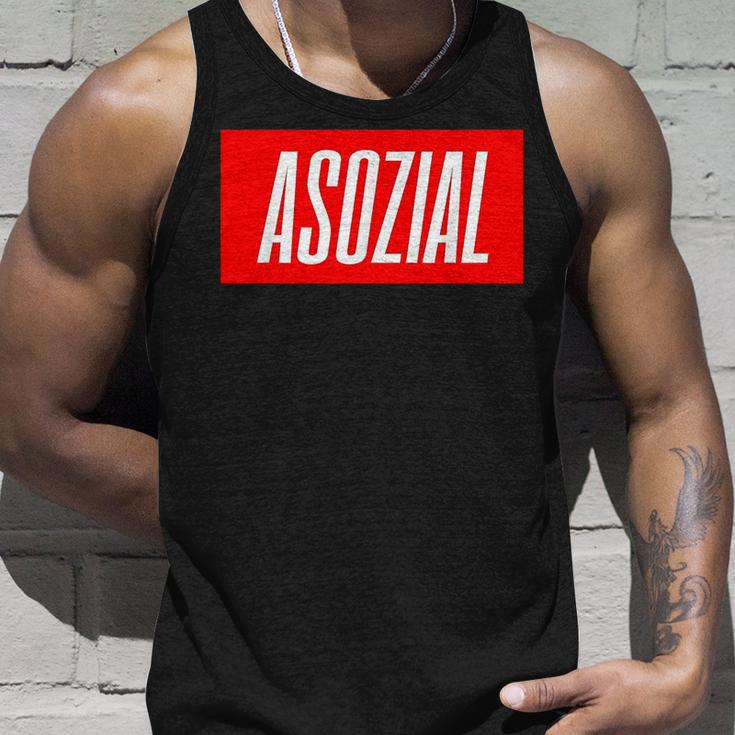 Asozial Tank Top Geschenke für Ihn