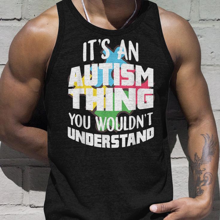 Autismus Lustige Sprüche Autistisch Autist Tank Top Geschenke für Ihn