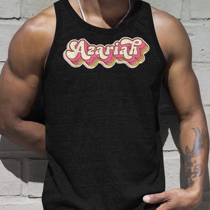 Azariah Name Personalisierterorname Nachname Tank Top Geschenke für Ihn