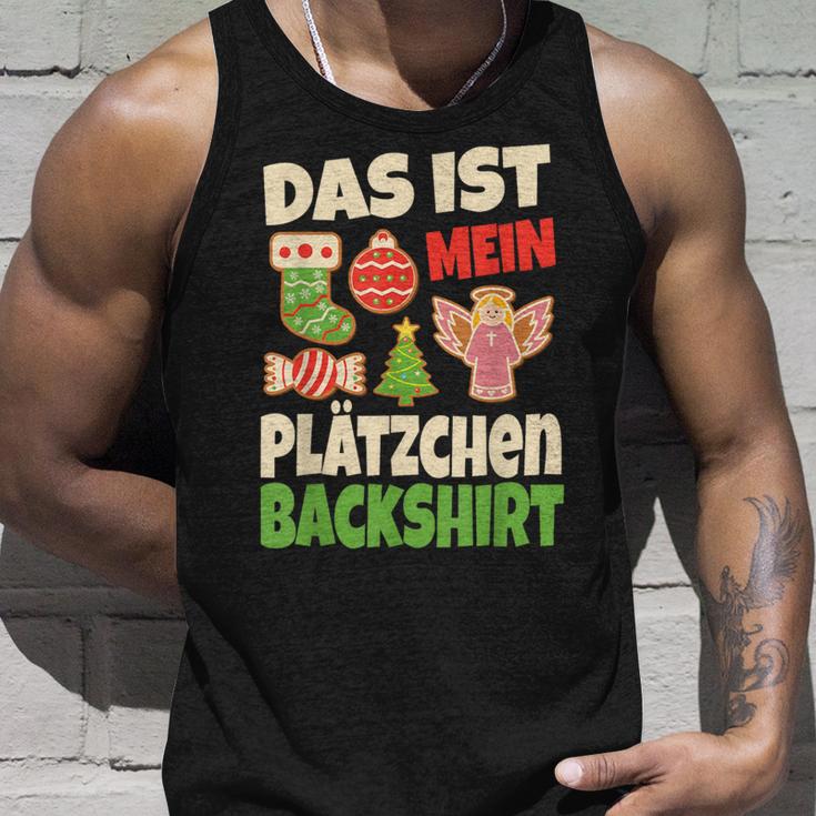 Backen Christmas Das Ist Mein Plätzchen Baking Christmas That Tank Top Geschenke für Ihn