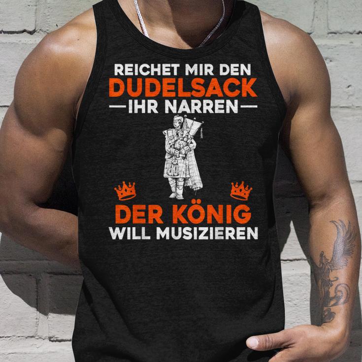 Bagpipe King Scotland Bagpipe S Tank Top Geschenke für Ihn