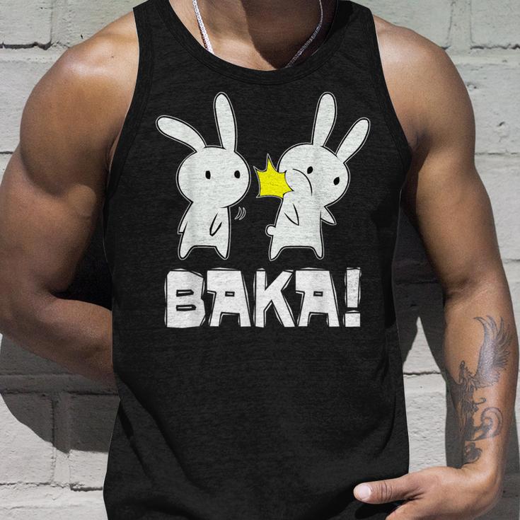 Baka Slogan Rabbit Ear-Fig For Japan Friends Tank Top Geschenke für Ihn